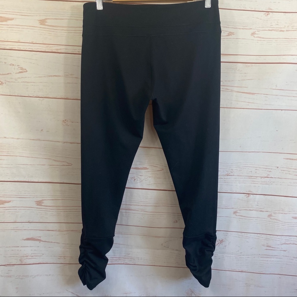 CAbi Rouched Ankle Length Leggings